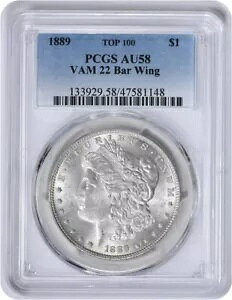 1889 VAM 22 [K Vo[ _[ o[ EBO AU58 PCGS