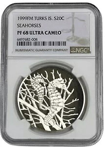 1999 �^�[�N�X���� 20 �N���E�� �^�c�m�I�g�V�S �v���[�t �R�C�� NGC PF 68 UC