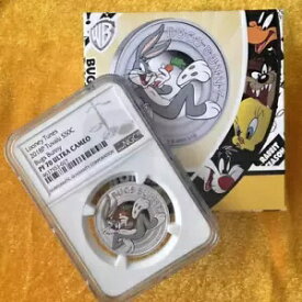 NGC PF70 UC 2018 ツバル 1/2オンス シルバー コイン - ルーニー・テューンズ - バッグス・バニー