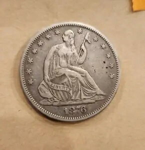 1876 S V[ebh oeB Vo[ n[t_[ 50C USA RC (A47) GCF