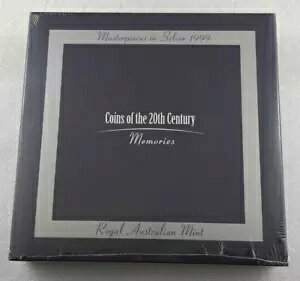 1999 20 世紀のコイン - 思い出 - シルバーの傑作 - 未開封