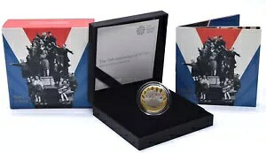 2020 �V���o�[ �v���[�t ?2 2 �|���h �R�C�� VE-Day Victory in Europe ���������� �{�b�N�X + COA