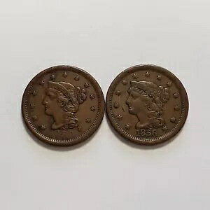 2RC 1856 1c ҂ݍ݃wA [W Zg AbvCg & Xg 5 oGeB AU/VF - Y5531