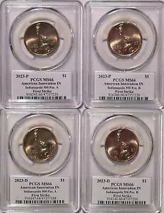2023 P&D CfBAi Cmx[V h 1 h PCGS MS66 A&B CfB 500 t@[Xg XgCN