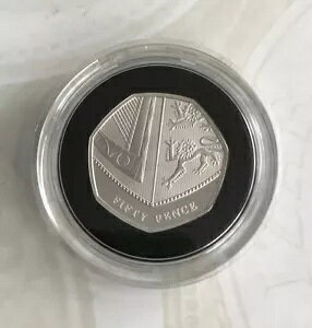 ~Simply-Coins~ 2021 SHIELD 50 PENCE SILVER PROOF LTD ED 550
