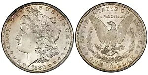 1880-S AR K hB PCGS MS64 TtVXR KM 110B