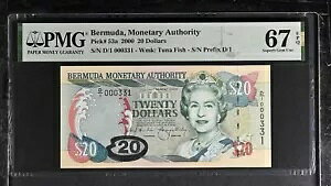 �o�~���[�_ 20 �h�� 2000 P 53 a 3 DIGIT # 331 Superb Gem UNC PMG 67 EPQ �g�b�v �|�b�v