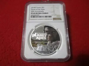 co 2018 Vo[ $1 ̘f 50 NLO NGC PF 69 1 IX .999