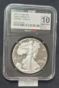 WPCoins ~ 2021-S Eagle $1 Eagle Landry T-??2 �{�[���g �{�b�N�X �V���[�Y 2 PF 10 �E���g�� �J���I