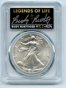 2021 $1 �A�����J�� �V���o�[ �C�[�O�� Typ 2 PCGS PSA MS70 ���W�F���h �I�u ���C�t ���f�B ���b�e�B�K�[
