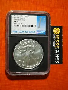 2019 W �o�[�j�b�V���V���o�[ �C�[�O�� NGC MS70 ���s���� FDI 1st ���x��