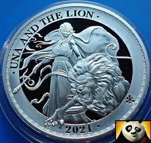 2021 ST HELENA Una and The Lion East India Company �|���h 1 �I���X �|���h �V���o�[ �v���[�t �R�C��
