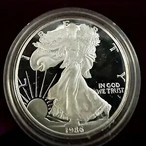 1986-S �v���[�t �A�����J�� �V���o�[ �C�[�O�� �h�� $1�ACOA OGP �P�[�X�t�� �č������ǒn��