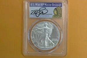 2022 $1 アメリカン シルバー イーグル 1オンス PCGS MS70 初日発行 トーマス クリーブランド