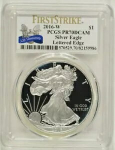 2016-W �v���[�t �V���o�[ �C�[�O�� $1 ���^�[�h �G�b�W 30 ���N�L�O PCGS PR70DCAM FS 82159986
