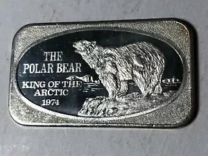 1974 USSC The Polar Bear 1 �I���X 0.999 �V���o�[ �A�[�g �o�[