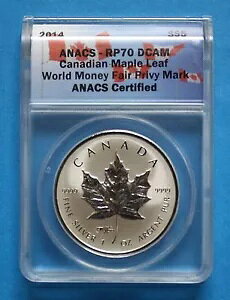 2014 $5 �J�i�_ �V���o�[ ���[�v�� ���[�t ���[���h �}�l�[ �t�F�A �v���C�x�[�g �}�[�N - ANACS RP70 DCAM