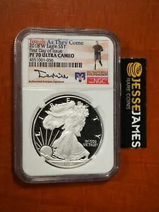 2018 W �v���[�t �V���o�[ �C�[�O�� NGC PF70 �E���g�� �J���I ���s���� Travis Mllls