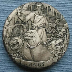 2017 NbN $2 Gods of Olympus Hades 2IX .999 Vo[ nC[t AeB[NH