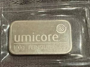 Umicore 100g Vo[no[ .999 t@C