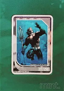 ??2023 - �A�N�A�}�� - #217/250- DC COMICS Mint TRADING �V���o�[ �R�C�� 1�I���X ����