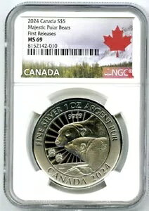 2024 $5 Ji_ 1IX Vo[ }WFXeBbN VN} NGC MS69 񃊃[X