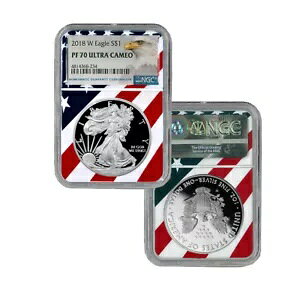 2018-W v[t AJ Vo[ C[O $1 NGC PF70 tbO RA