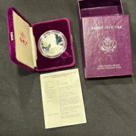 1989S アメリカン シルバー イーグル プルーフ米国造幣局証明書