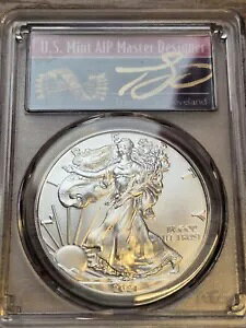 2021 (S) MS70 FDOI PCGS シルバー イーグル T1 緊急号 トーマス クリーブランド アローズ