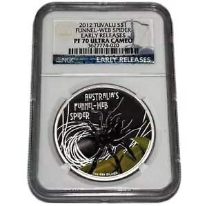 2012 $1 co vIŊ댯ȃt@l EFu XpC_[ 1IX .999 Vo[ NGC PF70