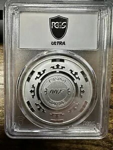 2024 �|�b�v �J���`���[ �E���g�� �u���C�N PCGS MS70 007 CASINO ROYALE �V���o�[ ���x�� ���x��
