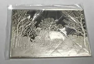 Currier & Ives - WINTER IN THE COUNTRY - 2.75 �I���X - 0.999 �V���o�[ - ���� OGP