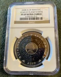 2008�N�ł��B Of Man S1C Year Of Planet Earth PF69 �E���g���J���I
