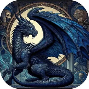 AZURE DRAGON by Hayleybug ~g 2 IX 0.999 t@C Vo[ A[g o[