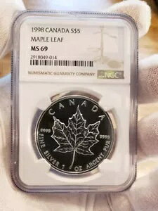 gbv |bv 1998 L[ f[g Vo[ JifBA [v [t NGC MS-69 VXu RCM Ji_