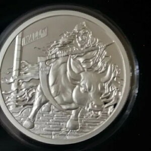 RATE REAPER 1oz BU .999 Pure SILVER SHIELD Minimintage #18 �V���[�Y
