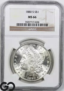 1880-S [K Vo[ _[ NGC MS 66 ** PL āAfGł!