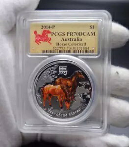 2014 P I[XgA z[X J[CY PCGS PR70 DCAM fB[v JI Vo[ RC 1 IX p[X