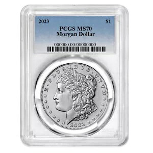 2023 $1 ���[�K�� �V���o�[ �_���[ PCGS MS70 �u���[ ���x��