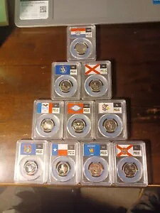2003A2004 Vo[ Xe[g NI[^[ v[t Zbg - 10 RC - pcgs pr69 dcam - P[Xt