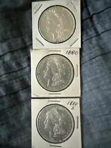 3 �̌y�����ʂ������[�K�� �V���o�[ $1�A1879�A1880�A1880S