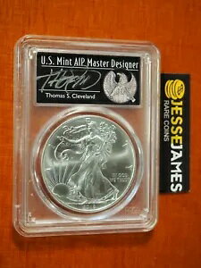 2018 �V���o�[ �C�[�O�� PCGS MS70 �g�[�}�X �N���[�u�����h �T�C������t�@�[�X�g �X�g���C�N �t���[�_�� ���x��
