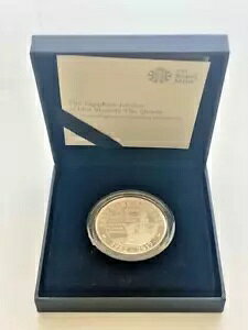 2017 QEII �T�t�@�C�A �W���r���[ ���C���� �~���g ?5 �V���o�[ �v���[�t �s�G�t�H�[�� �R�C�� �{�b�N�X & COA