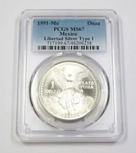 1991 Mo PCGS MS67 ^Cv 1 |LVR - 1 IX Vo[ x^ - Un Onza RC #39566A