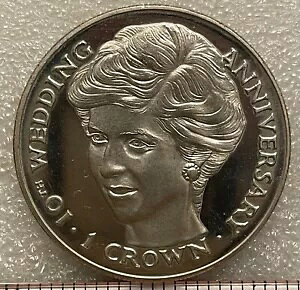 1991 �}���� 1 �N���E�� �R�C���A�u10th WEDDING ANNIVERSARY�v�A�v���[�t�B (.925) 28.28g