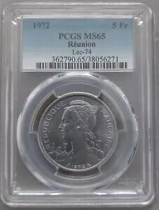jI Ɋ󏭂 5 t UNC RC 1972 N KM#9 PCGS O[h MS65