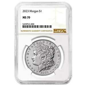 2023 $1 ���[�K�� �V���o�[ �_���[ NGC MS70 �u���E�� ���x��