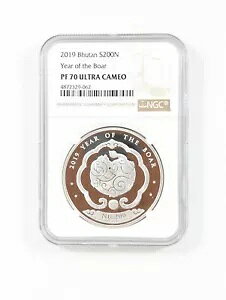 2019 �u�[�^�� S200N ��N 1 �I���X .999 �V���o�[ NGC PF 70 �E���g�� �J���I