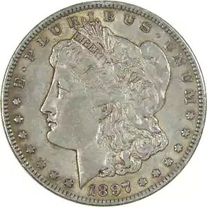 1897 O �����K�� �_���[ XF EF ���ɏ㎿�ȃV���o�[ $1 �R�C�� SKU:I16556