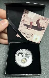 2023 1 オンス「イエスの足跡ゴルゴタの石」シルバー 1 ドル、ボックス COA 付き